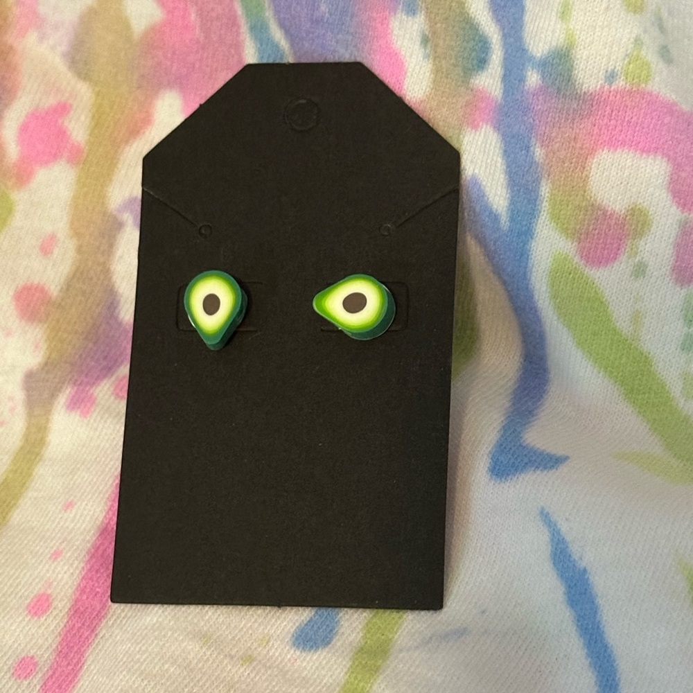 Avocado Stud Earrings